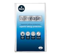 Aller-Ease Protège-Oreiller hypoallergénique, Polyester, Blanc, Standard