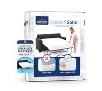 Allersoft | Housse de matelas pour grand lit avec fermeture éclair de verrouillage sécurisée. Crée un joint naturel sur tous les côtés de votre canapé coulissant contre les liquides, la poussière, les