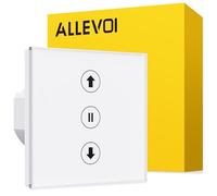 Allevoi Interrupteur Volet Roulant Connecté CS01, Interrupteur Tactile de Stores Compatible avec Alexa/Google Home/Smart Life, Commande Vocale et APP Contrôle à Distance (Fil Neutre Requis)