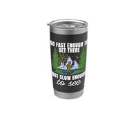 Allez assez vite pour y arriver Ultra Marathoner Trail Running Gobelet isotherme en acier inoxydable double paroi