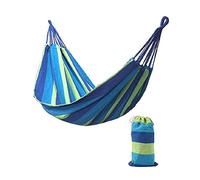 ALLFORYOU 280 * 80mm 2 Personnes Hamac à Rayures Lit de Loisirs en Plein air Toile épaissie Toile Suspendue Swing Swing Hamac pour la Chasse au Camping