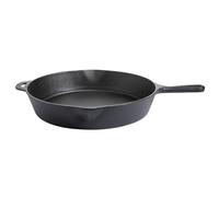 All'Grill Grande Poêle Rond En Fonte Ø 39 cm Noire Pour Tous Les Feux