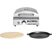 All'Grill Multi-Kulti Set 1 incl. pierre à pizza et plaque de gril en fonte