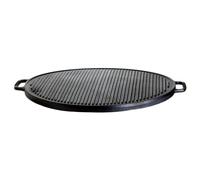 Gusseisenkuss® Plaque de gril en fonte Ø 41 cm Plaque en fonte Plancha striée/lisse