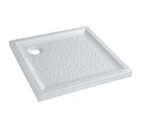 Allia-Receveur Bastia céramique 90x90 extra-plat à poser pour bonde siphoïde de 90 réf 00723200000001