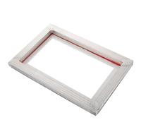 Alliage Cadre en Aluminium pour Sérigraphie, 20x30cm | Cadre D’écran Aluminium, Maille de Sérigraphie pour Ateliers Créatifs, Projets D’impression, Usage Débutant