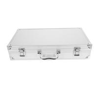 Alliage D’Aluminium Boîte à Outils Portable 36x21x7,5cm | Fermetures Sûres à Double Verrou, Insert Mousse, Usage Garage et Préparation de Premiers Secours