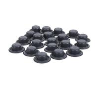 Alliage D’aluminium Capuchons de Vis de Toiture 20 Pièces | Protection Antirouille, Aspect Propre et Finition, pour Panneaux Métalliques, Maintenance, Bricolage et Montage