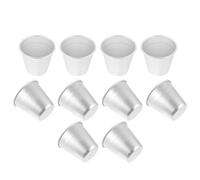 Alliage D’aluminium Moule à Gâteau Rond Alimentaire 12 Pièces | Surface Polie et Lisse, Dosage Précis, Nettoyage Rapide, pour Soufflé, Sauces et Fêtes