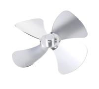 Alliage D’aluminium Pales de Ventilateur de Cheminée 4 Lames Mini | Pièce de Rechange pour Poêle à Bois, Ventilation Silencieuse, Usage Cheminée et Insert