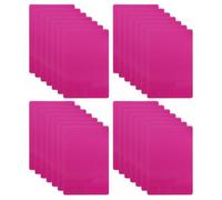 Alliage D'aluminium Carte de Visite 100 Pièces Vierge | Surface Lisse, Bords Arrondis, Double Face Vierge, Épaisseur 0,21mm, pour Badges et Ateliers DIY