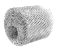 Alliage d'Aluminium Gouttière Argenté Protection Anti Feuilles | Grilles de Gouttière, Protège Gouttière Grillage, Compatible Gouttières et Système de Drainage