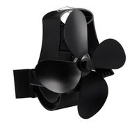 Alliage D'aluminium Ventilateur de Cheminée à 4 Pales Thermique | Fonctionnement Silencieux, Plage 60 °c à 350 °c, pour Poêle à Granulés et Conduit