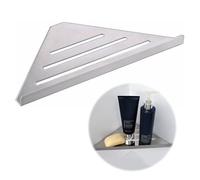 Alliage d'aluminum Bain Étagère de Douche, INOX Tablette de Douche Étagère d'angle Triangle Cosmétique Panier Rangement