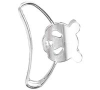 Alliage de Zinc Pince à Cheveux Dessin Animé, Panda Clip Argenté | Style Cartoon Facile à Porter, pour Femmes et Filles, Accessoire Coiffure Mignon