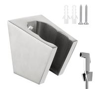 Alliage de Zinc Support de Douche, Support Pommeau de Douche, Support Douchette, Accroche Pommeau de Douche, Porte Douchette Mural avec Vis, Compatible avec la Plupart des Buses de Douche