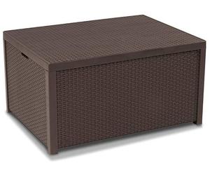 ALLIBERT ARICA Table de rangement, 79 x 59 x 42 cm, marron 17200570
