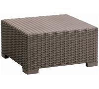 ALLIBERT CALIFORNIA Table de salon, 68 x 68 x 35 cm, cappuccino 17194146