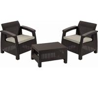 Allibert Corfu W nd 2+1 marron / beige