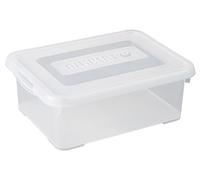 Allibert CURVER | handy box - 12L Avec Couvercle, Transparent, Handy 2, 40x29x14 cm