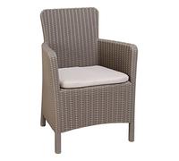 KETER TRENTON Chaise de jardin, 63 x 60 x 85 cm, cappuccino/beige 17202798