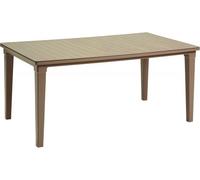 ALLIBERT FUTURA Table de jardin, 165 x 95 x 75 cm, cappuccino 17197868