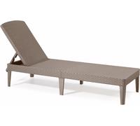 ALLIBERT JAIPUR Chaise longue, 187 x 58 x 29 cm, cappuccino 17205843