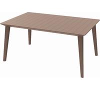 ALLIBERT LIMA 160 Table a manger, 157 x 98 x 74 cm, cappuccino 17202806