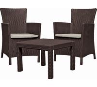 ALLIBERT ROSARIO Ensemble de balcon, marron/beige 17200030
