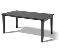 ALLIBERT Table de loft Futura 165x95 cm, graphite 197535