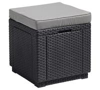 KETER CUBE Repose-pieds, 42 x 42 x 39 cm, graphtie/gris 17192157