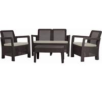 ALLIBERT TARIFA Ensemble de jardin, marron/beige 17197152