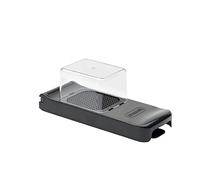 ALLIGATOR 3079 - Hachoir Multifonction Avec Bac Collecteur - Coupe Légumes - Coupe Oignon - Lame 6x6 mm - Sans BPA - Noir
