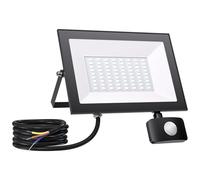 Allin 50W Projecteur LED Extérieur avec Détecteur de Mouvement, 5000 Lumens, 6500K, IP66 Étanche Projecteur LED Extérieur, Eclairage Exterieur avec Detecteur pour Jardin, Garage, Patio et Entrée