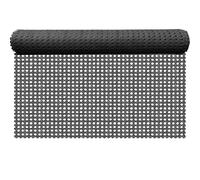 ALLINKIT Cannage Rouleau Pour Meuble Noir 60 cm x 100 cm - Cannage Rouleau PE Tissé à la Main, Rattan Roll pour Réparation de Meubles et Artisanat DIY