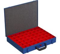 allit 454123 allit mallette métallique pour petites pièces EuroPlus Pro M 44H-48, bleue