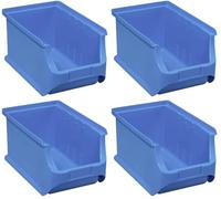 Allit 456208 Bac à bec, Taille 3, 235 x 150 x 125mm, Bleu (Lot de 4)