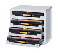 Allit 455805 Rack de stockage pour mallettes, Gris