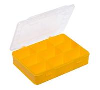 Allit Boîte de rangement EuroPlus Basic 18/9 9 compartiments polypropylène fermetures à cliquet Jaune