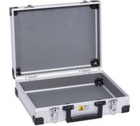 Allit Mallette à outils Aluplus L 35 Aluminium solide multifonction non équipée Argent
