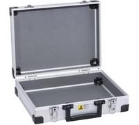 Allit Mallette à outils Aluplus L 35 Aluminium solide multifonction non équipée Argent