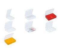 Allit Organiseur Basic 6 casiers Rouge