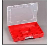 Boîte d'assortiment rouge 12 Casiers fixes EuroPlus 37/12 Allit