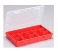Allit Boîte d'assortiment EuroPlus Basic 29/9 9 casiers Rouge