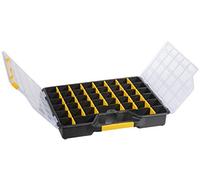 Allit Organiseur de rangement EuroPlus Basic 47/7-36 H 7,2 x L 46,5 x P 37,5 cm noir/jaune/transparent