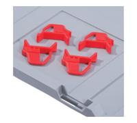 Allit Fermoir coulissant rouge adapté à couvercle cloche ALLIT Quantité:1