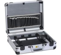 allit Mallette à outils AluPlus Tool >C< 44, argentée non équipée, cadre en aluminium avec profilé en C, robuste, verrouillable - 1 pièce (426200)