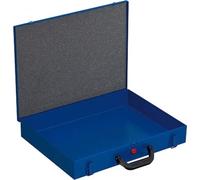 allit Mallette pour petites pièces métalliques EuroPlus Pro M 44H-1, bleue en tôle d'acier peinte époxy, poignée plastique, - 1 pièce (454125)
