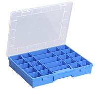 Boîte de rangement bleue 25 casiers fixes Basic Allit