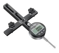 ALLmeter Indicateurs à cadran numérique pour scie de table 0-25.4mm Précision 0.01mm - Rail en aluminium usiné CNC - Glissière Réglable - Pour scie circulaire de table et fraiseuse - Noir